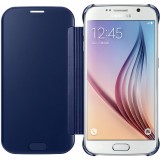 Hülle Samsung Galaxy S10e - Clear View Cover dunkelblau