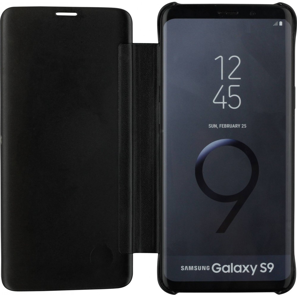 Hülle Samsung Galaxy S10e - Clear View Cover - Schwarz