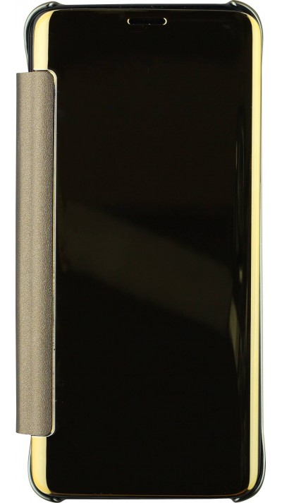 Hülle Samsung Galaxy S9 - Clear View Cover - Gold