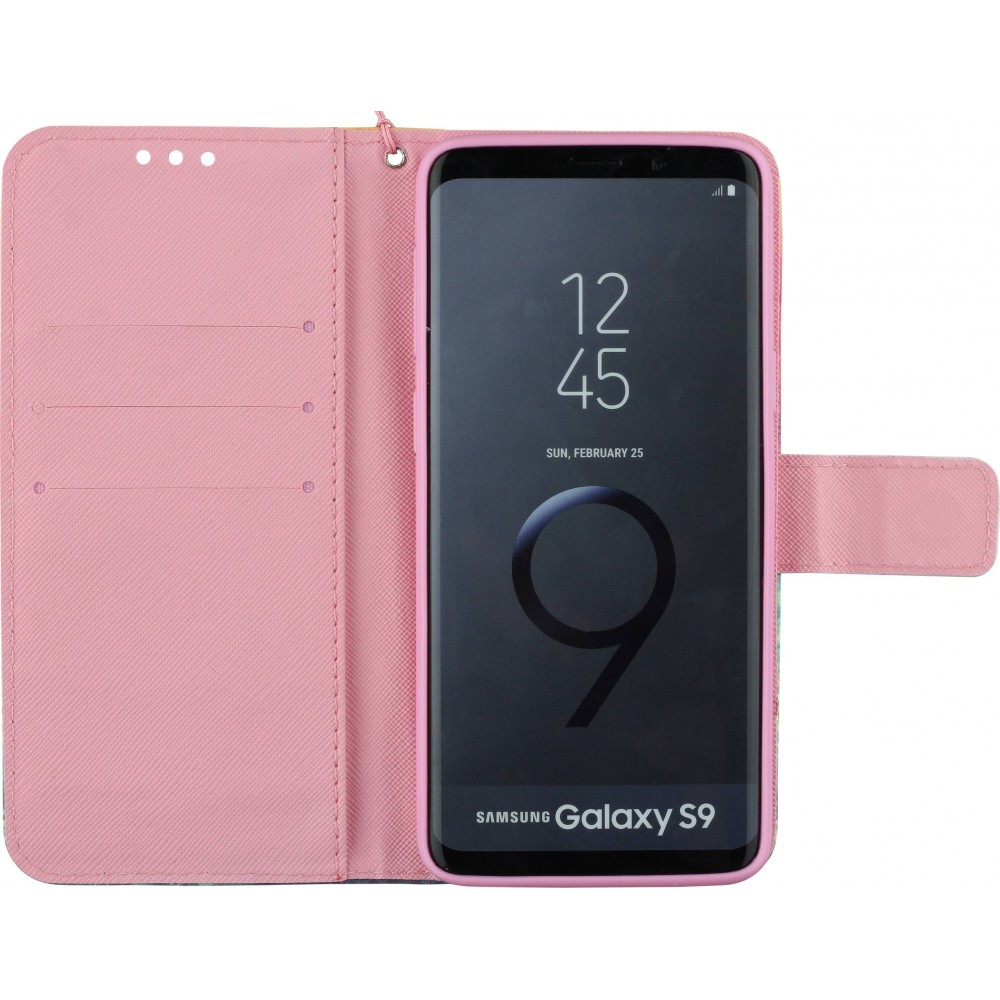 Fourre Samsung Galaxy S9 - 3D Flip Never stop dreaming