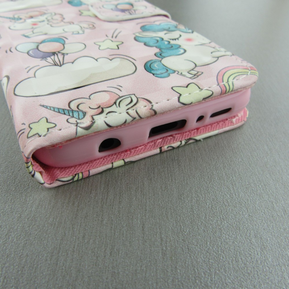 Fourre Samsung Galaxy S9 - 3D Flip Poneys Clouds