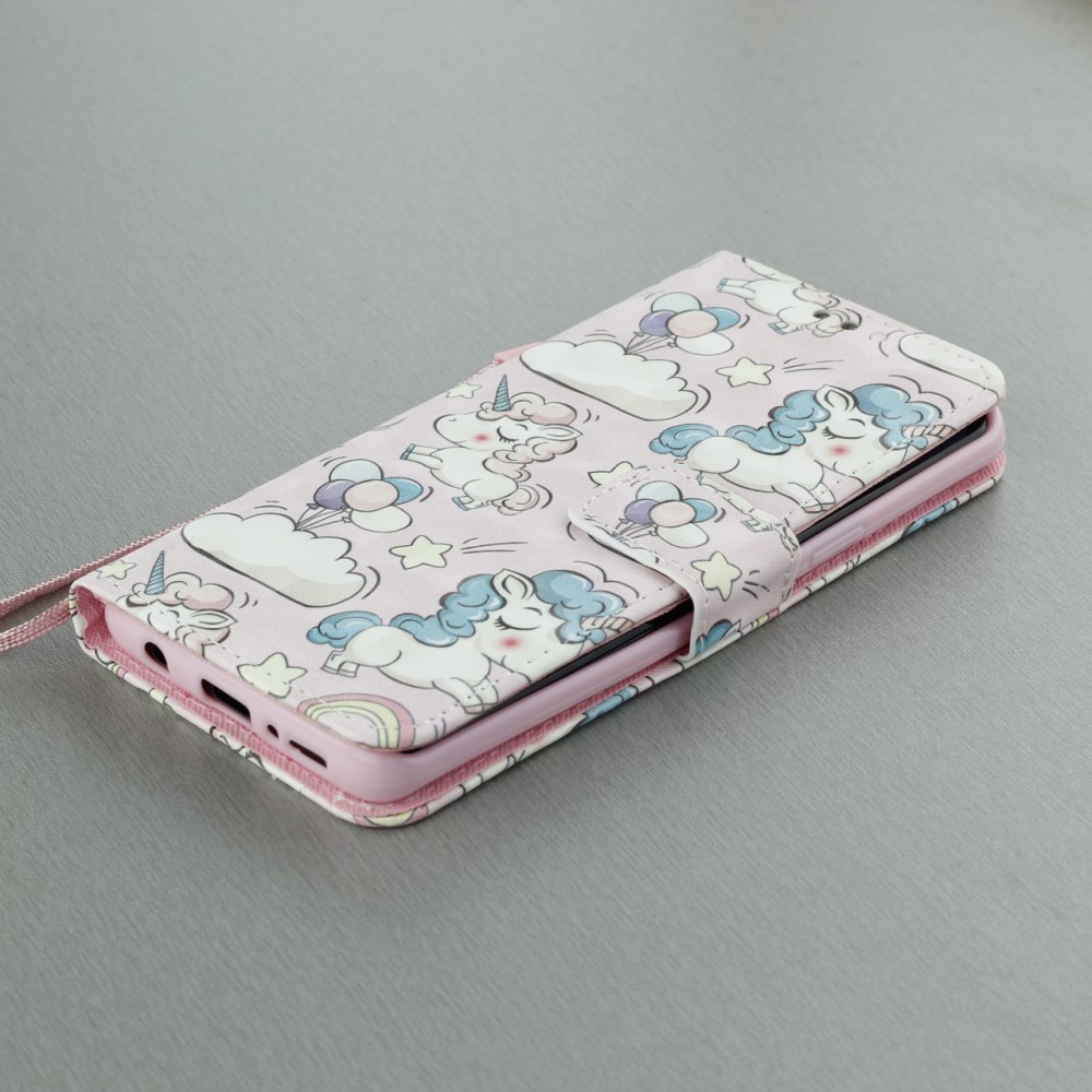 Fourre Samsung Galaxy S9 - 3D Flip Poneys Clouds