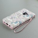 Fourre Samsung Galaxy S9 - 3D Flip Poneys Clouds