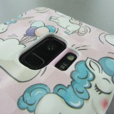 Fourre Samsung Galaxy S9 - 3D Flip Poneys Clouds