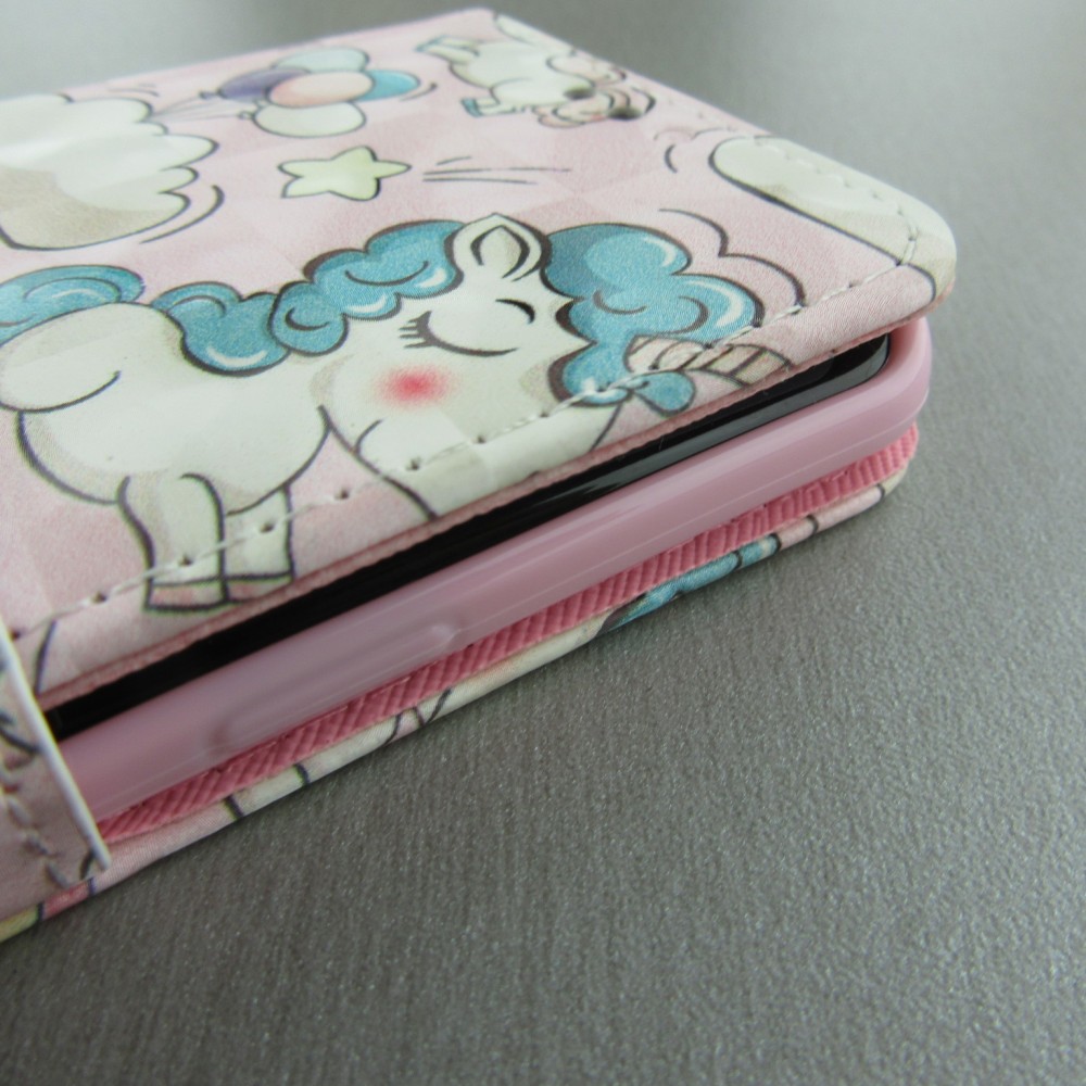 Fourre Samsung Galaxy S9 - 3D Flip Poneys Clouds