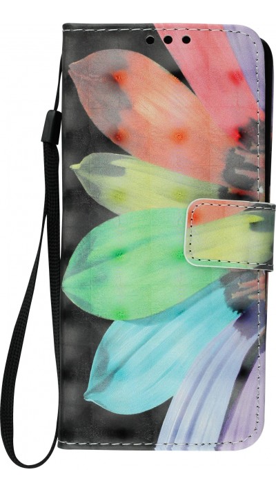 Fourre Samsung Galaxy S9 - 3D Flip demi fleur