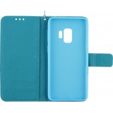 Fourre Samsung Galaxy S9 - 3D Flip hibou - Vert