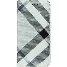 Hülle Samsung Galaxy S9 - Flip Lines - Weiss