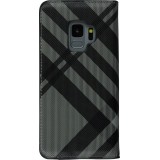 Fourre Samsung Galaxy S9 - Flip Lines - Gris