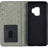 Fourre Samsung Galaxy S9 - Flip Lines - Gris