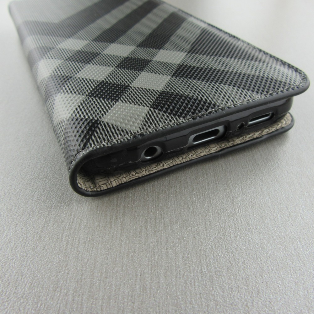 Fourre Samsung Galaxy S9+ - Flip Lines - Gris
