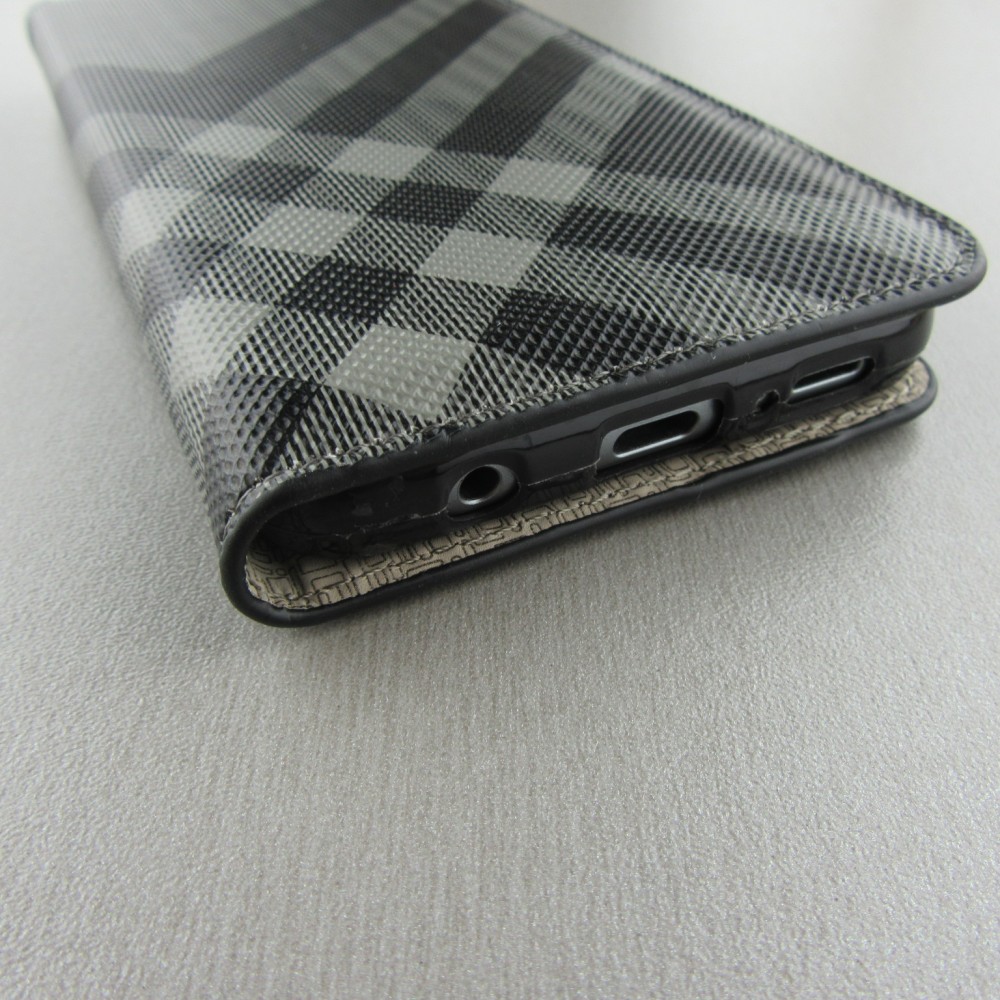 Fourre Samsung Galaxy S9 - Flip Lines - Gris