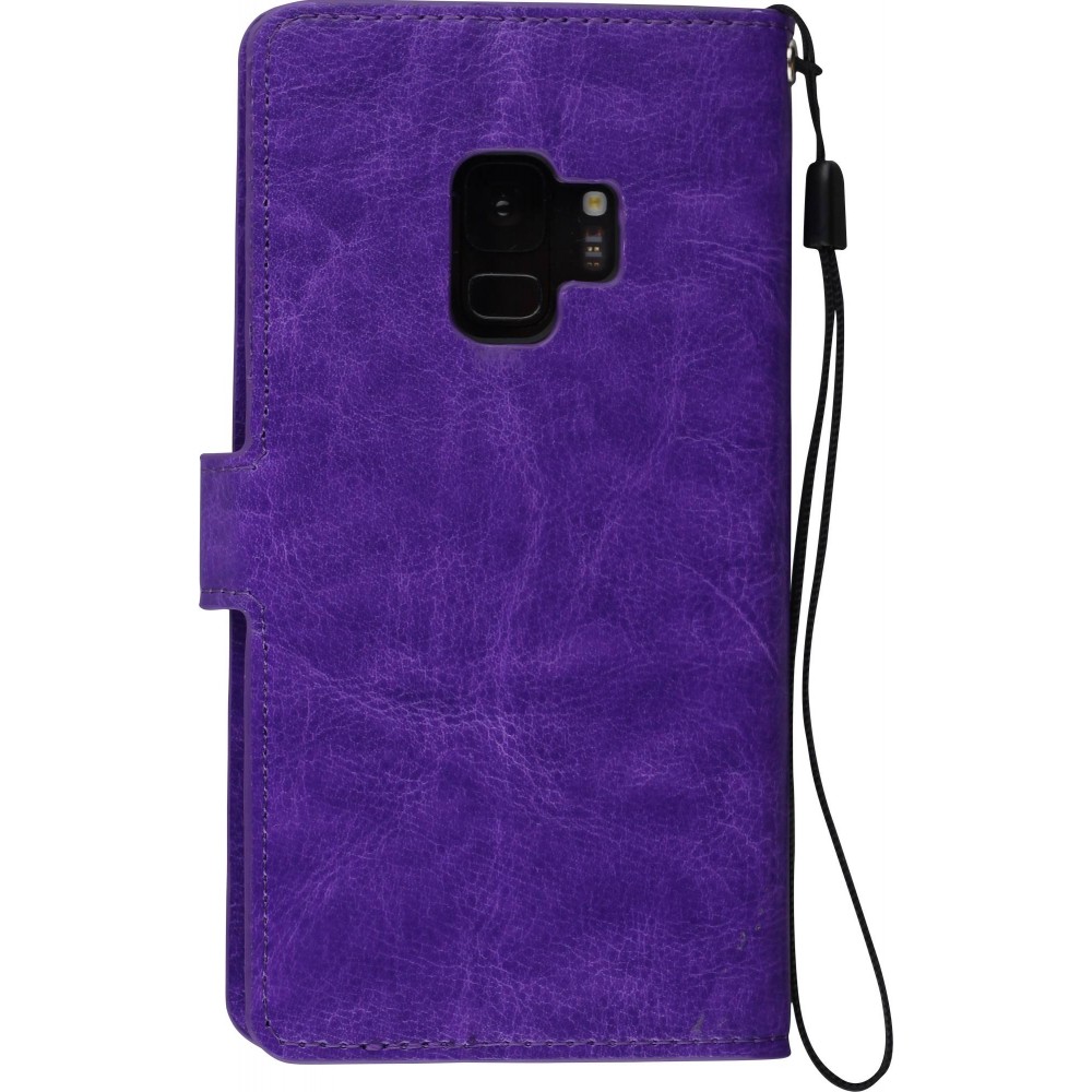 Hülle Samsung Galaxy S9 - Premium Flip - Violett
