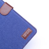 Hülle iPad 9.7" / Air / Air 2 - Flip Jeans dunkelblau