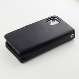 Fourre iPhone 11 - Flip 2 en 1 - Noir
