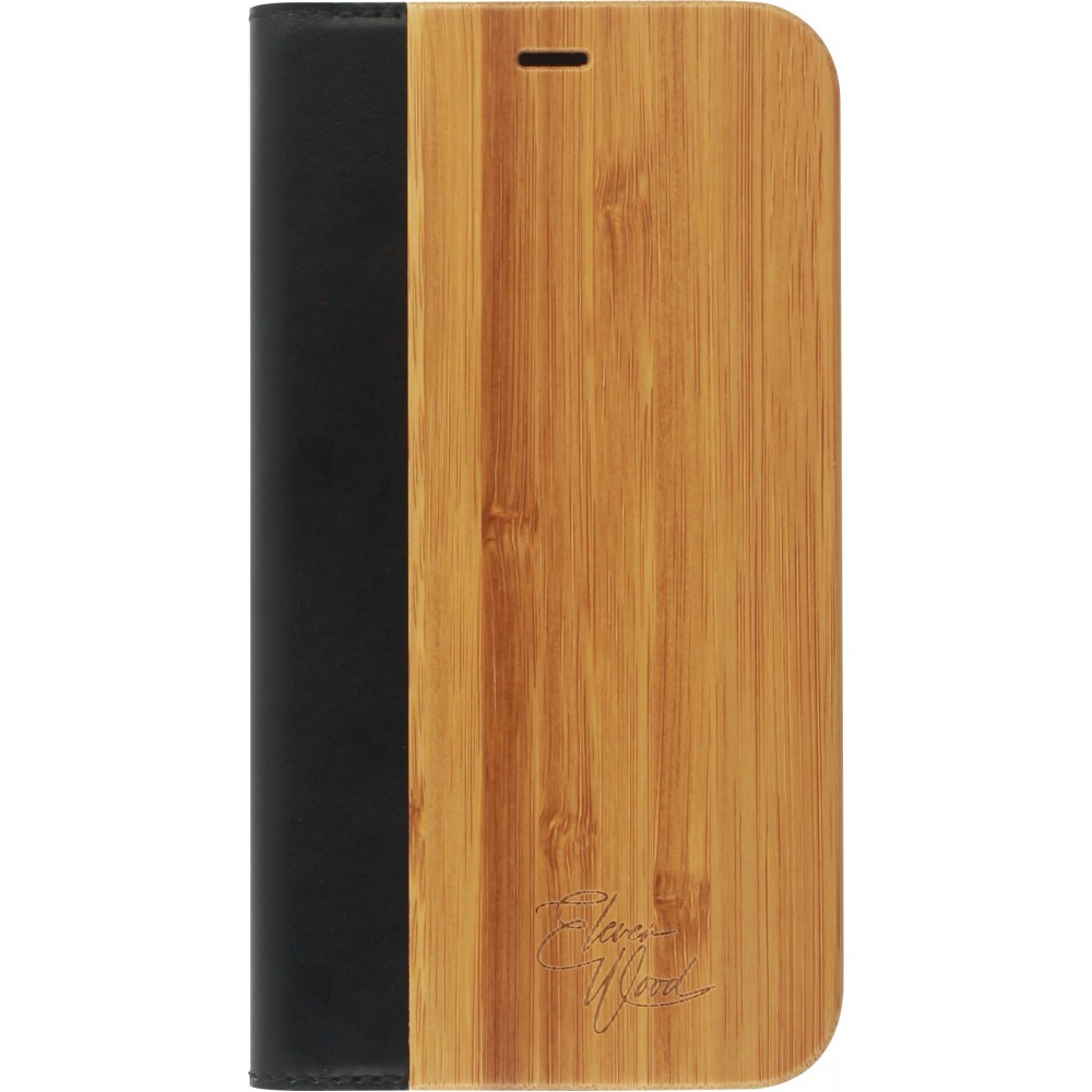 Hülle iPhone 11 - Flip Eleven Wood Bamboo