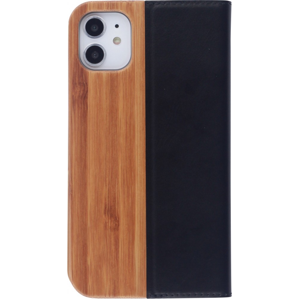 Fourre iPhone 11 - Flip Eleven Wood Bamboo