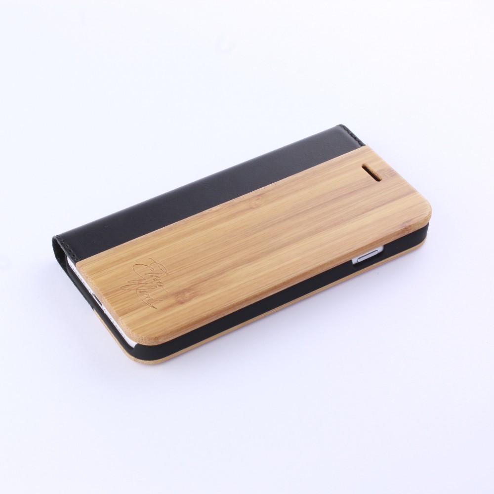 Hülle iPhone 11 - Flip Eleven Wood Bamboo