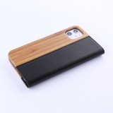 Hülle iPhone 11 - Flip Eleven Wood Bamboo