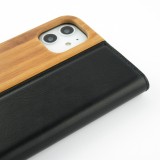 Hülle iPhone 11 - Flip Eleven Wood Bamboo