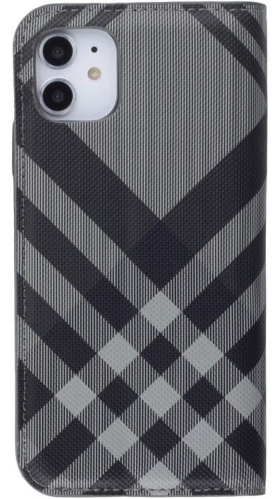 iPhone 13 Pro Max Case Hülle - Flip Lines - Grau