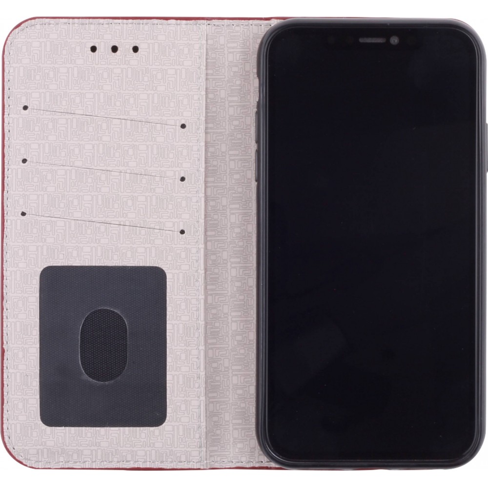 iPhone 13 Pro Case Hülle - Flip Lines - Rot