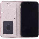 Fourre iPhone 12 mini - Flip Lines - Rouge