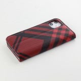 Fourre iPhone 13 Pro Max - Flip Lines - Rouge