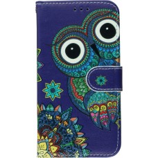 Fourre iPhone 11 - Flip Oriental Hibou