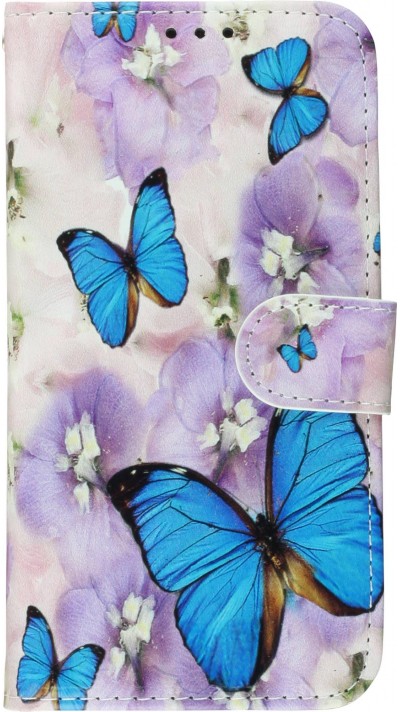 Fourre iPhone 11 Pro - Flip butterfly Flower