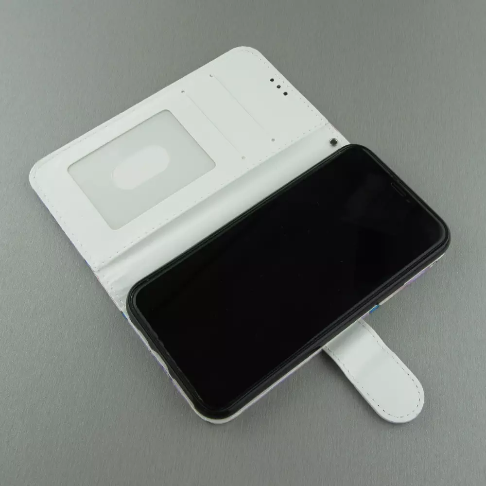 Fourre iPhone 11 Pro - Flip butterfly Flower