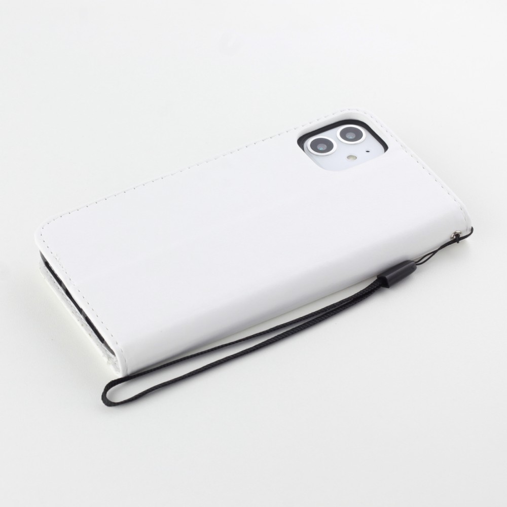 Hülle iPhone 11 - Premium Flip - Weiss
