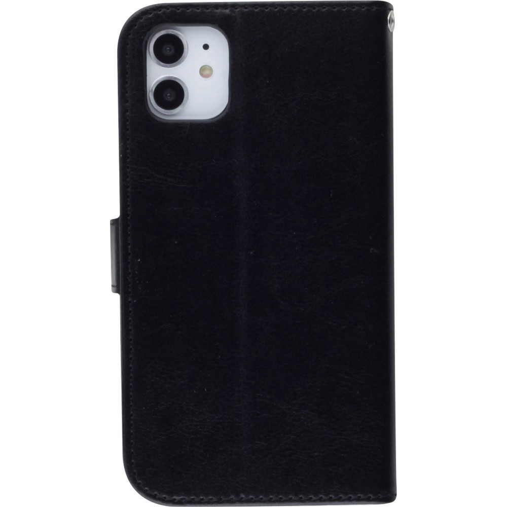 Hülle iPhone 12 mini - Premium Flip - Schwarz