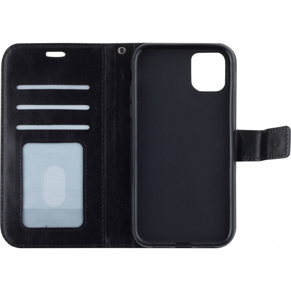 Hülle iPhone 12 mini - Premium Flip - Schwarz