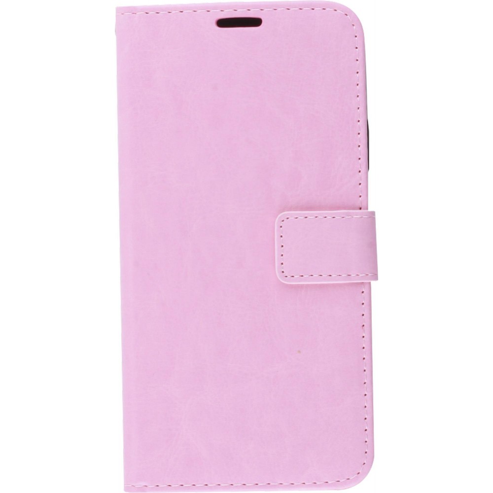 Hülle iPhone 11 - Premium Flip hell- Rosa