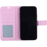 Hülle iPhone 11 - Premium Flip hell- Rosa