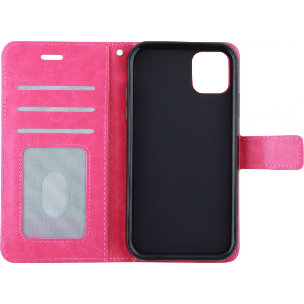 Fourre iPhone 11 - Premium Flip - Rose foncé