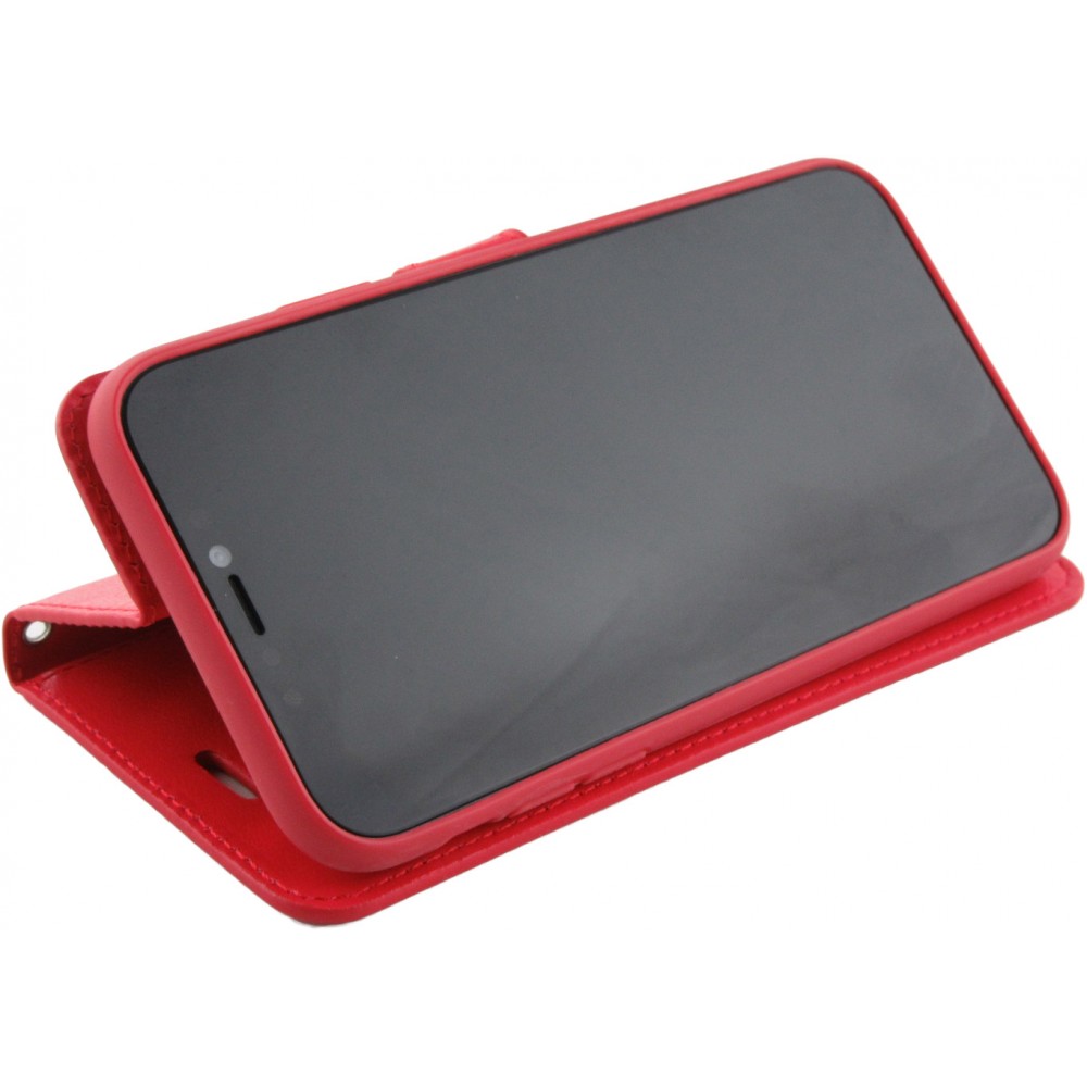 Fourre iPhone 12 Pro Max - Premium Flip - Rouge