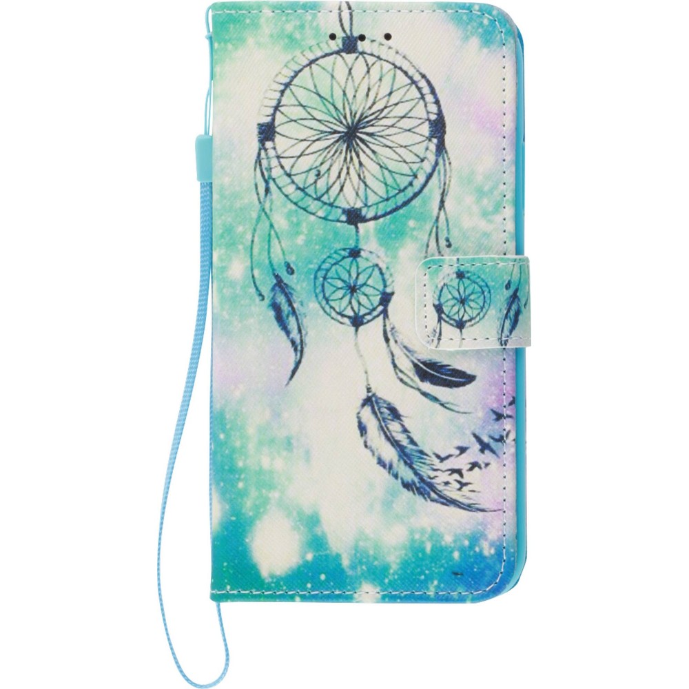 Fourre iPhone 11 Pro - Flip Dreamcatcher - Bleu clair