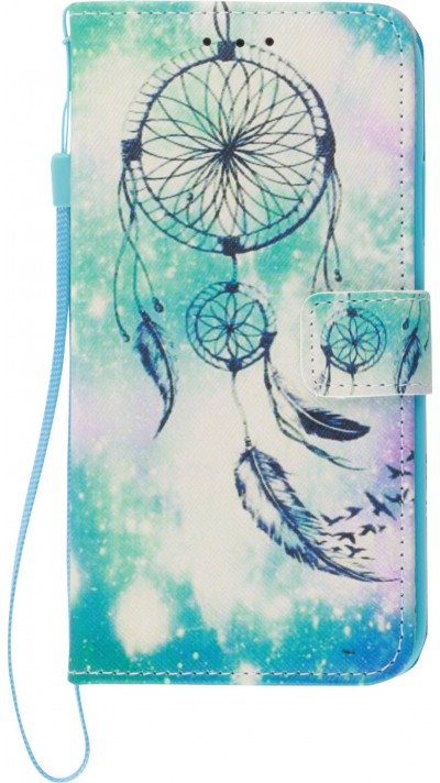 Fourre iPhone 11 Pro - Flip Dreamcatcher - Bleu clair