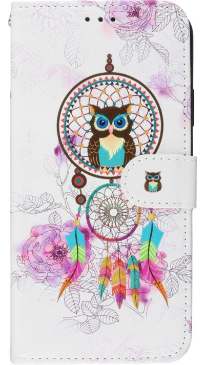 Fourre iPhone 11 - Flip Dreamcatcher owls