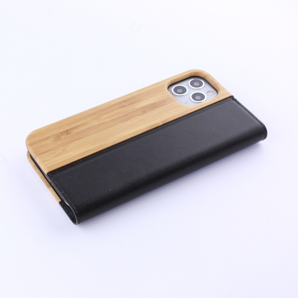 Hülle iPhone 11 Pro - Flip Eleven Wood Bamboo