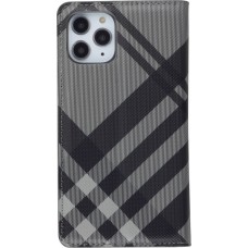 Fourre iPhone 11 Pro - Flip Lines - Gris