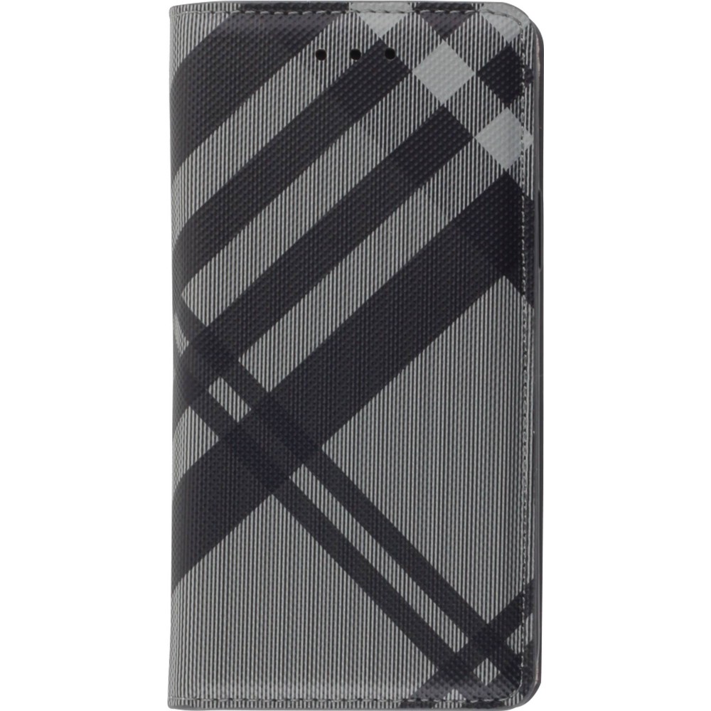 Hülle iPhone 11 Pro - Flip Lines - Grau