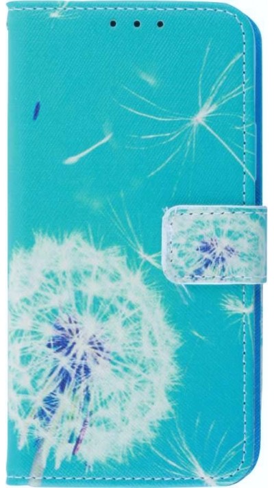 Fourre iPhone 11 Pro - Flip pissenlit - Bleu