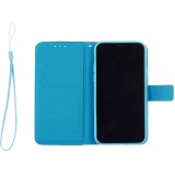 Hülle iPhone 11 Pro - Flip Löwenzahn blau