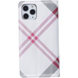 Fourre iPhone 13 - Flip Lines - Blanc