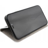 Fourre iPhone 12 Pro Max - Flip Lines - Blanc