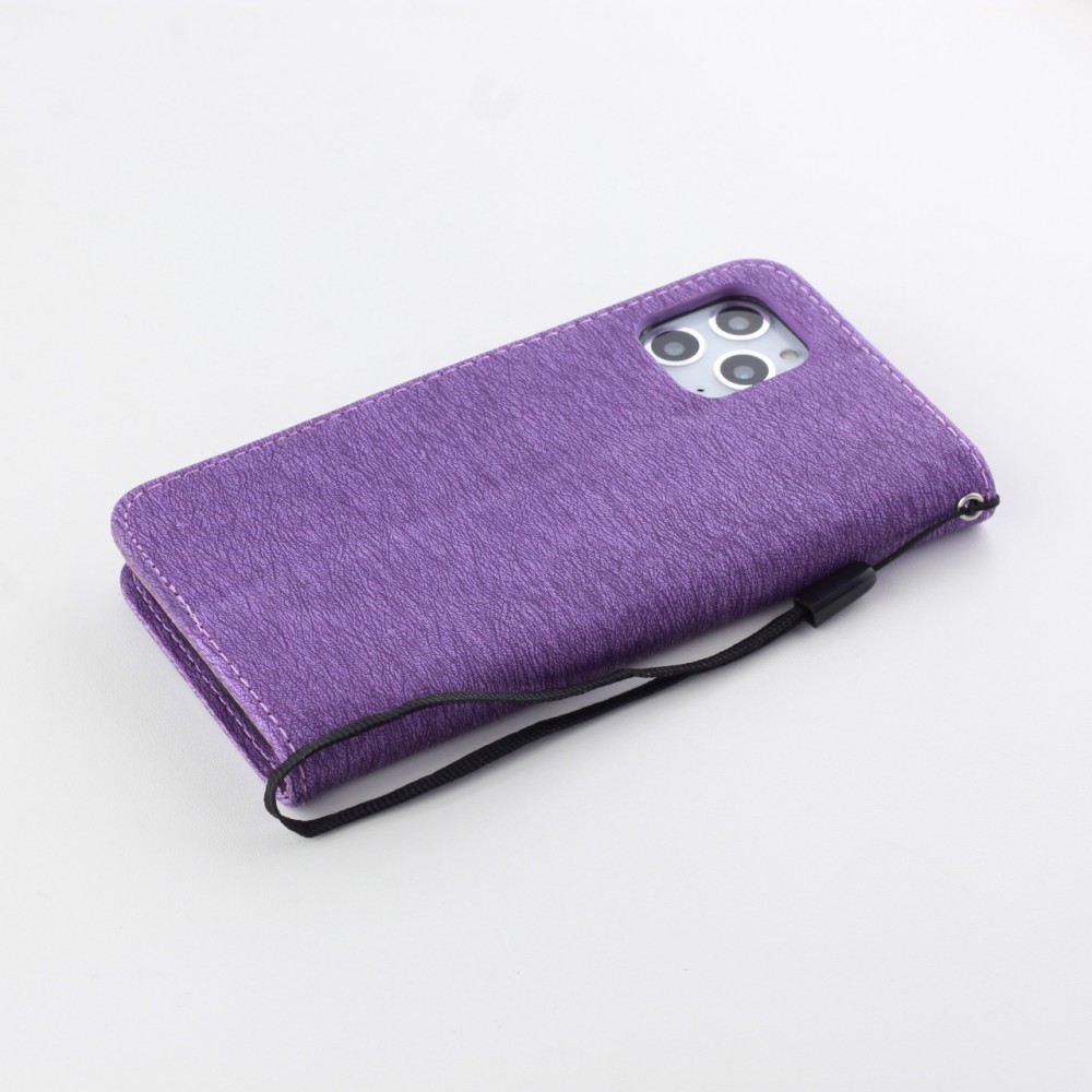 Fourre iPhone 11 Pro Max - Flip plume freedom - Violet