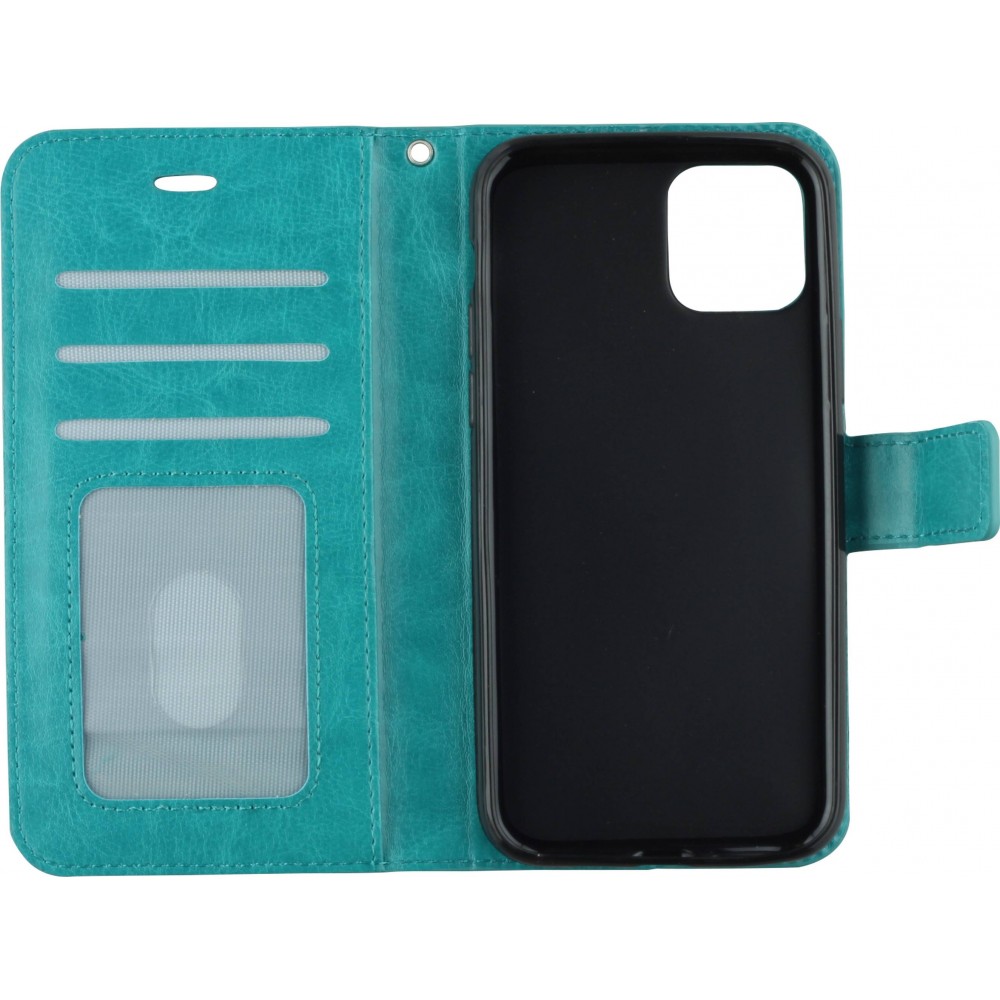 Fourre iPhone 13 Pro Max - Premium Flip - Turquoise